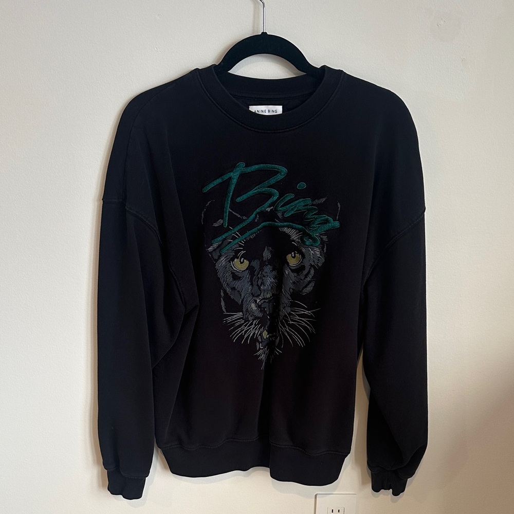 Anine Bing Black Panther Graphic Men's Sweater